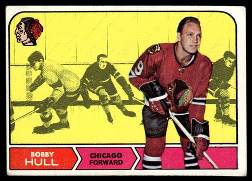 1968 topps hockey card - hockey,