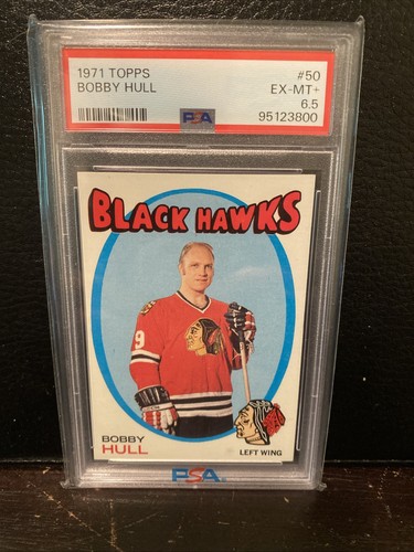 1971 topps bobby hull 50 - 1971-72,